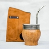 MATE IMPERIAL DE ALGARROBO CON GUARDA DE ACERO