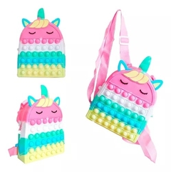 MOCHILA UNICORNIO POP IT
