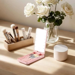 Organizador de Brochas con Espejo - La Bolucompra