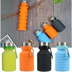 Botella silicona plegable 500ml Barak