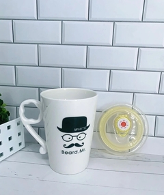 TAZA CERÁMICA CON TAPA - comprar online