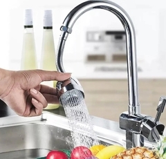 CONVERSOR FLEXIBLE PARA COCINA BOQUILLA CANILLA CROMADO GIRA
