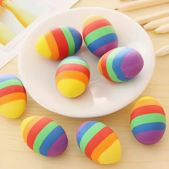 SET X2 HUEVITOS DE GOMA MULTICOLOR