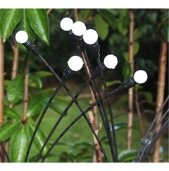 LUCES DE JARDÍN LUCIÉRNAGAS CON PANEL SOLAR Y ESTACAS en internet