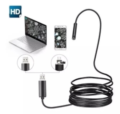 CÁMARA ENDOSCÓPÍCA/BAROSCOPIO DE 2 M. CON USB PARA CELULARES en internet