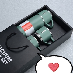 Termo con tres tazas - Vacuum Flask - La Bolucompra