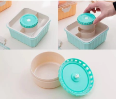 Imagen de LUNCHERA PASTEL DOBLE PISO