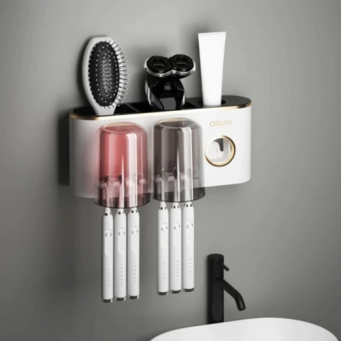 Organizador de Baño - Cepillos, Pasta Dental, Etc.