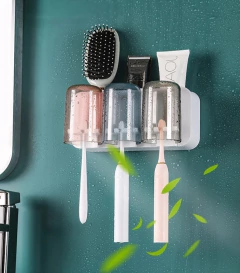 Organizador de Baño de Cepillo y Pasta Dental - La Bolucompra