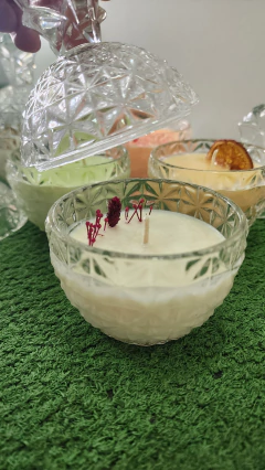 Vela de Soja en Caramelera con Tapa - tienda online