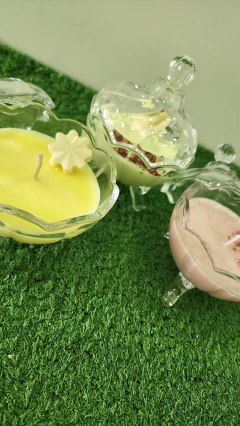 Vela de Soja en Caramelera con Tapa - La Bolucompra