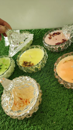 Vela de Soja en Caramelera Gota de Agua con Tapa en internet