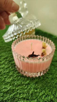 Vela de Soja en Frasco Chico con Tapa - La Bolucompra