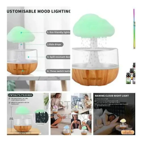 Humidificador Nube con lluvia