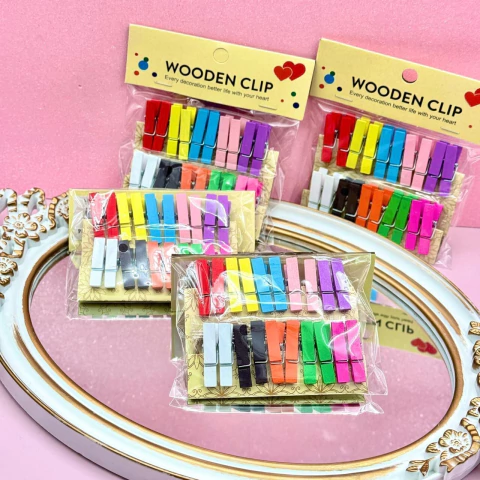 Broches de Madera x20