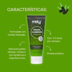 Limpiador Facial con Carbón "Mely"