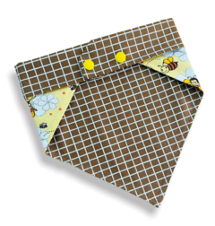 Bandana abelhinhas e favo de mel para pet - comprar online