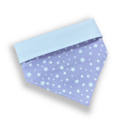 Bandana Ano Novo estrelinhas lilás para pet - comprar online