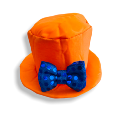 Cartola laranja carnaval pet