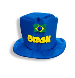 Chapéu Brasil azul pet
