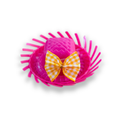 Chapéuzinho junino rosa para pet