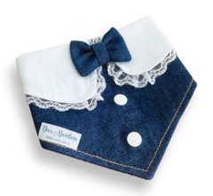 Bandana chemise jeans Manu para pet