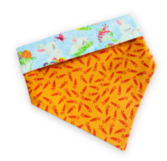 Bandana coelhinhos da Páscoa dupla face cenourinhas para pet - comprar online