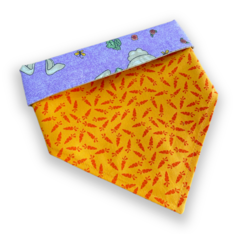 Bandana coelho de Páscoa dupla face cenourinhas para pet - comprar online