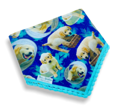 Bandana Goldens com pompons laterais para pet