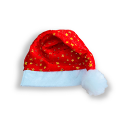 Gorro de Natal estrelinhas para pet
