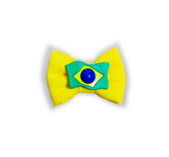 Laço amarelo bandeira Brasil