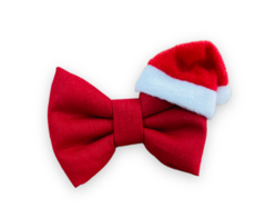Laço Natal vermelho para pet