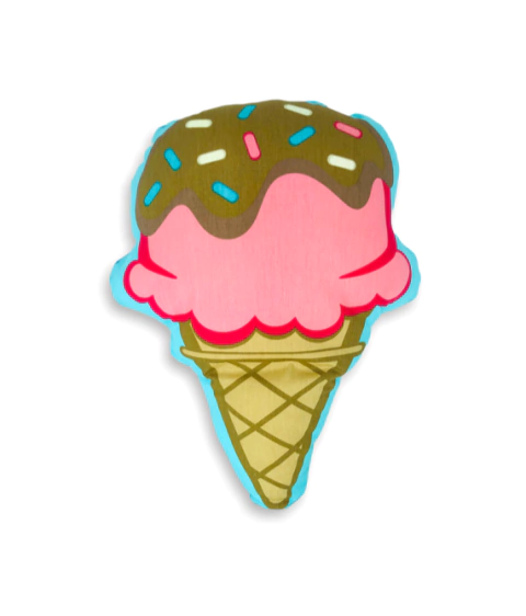 Naninha sorvete morango com granulado para pet