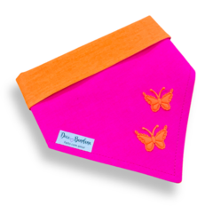 Bandana Neon Borboletas para pet