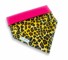 Bandana onça dupla face pink