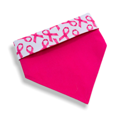 Bandana Outubro Rosa para pet - comprar online