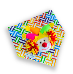 Bandana palhacinho cores carnaval para pet