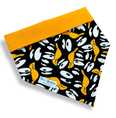 Bandana Patolino dupla face laranja para pet