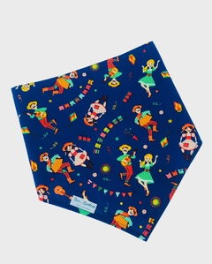 Bandana junina azul quadrilha