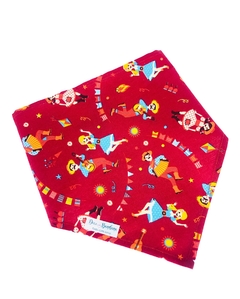 Bandana junina vermelha quadrilha