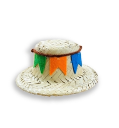 Chapéu junino bandeirinhas para pet