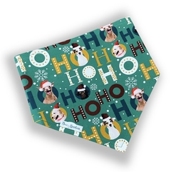 Bandana Ho ho ho dogs verde para pet na internet