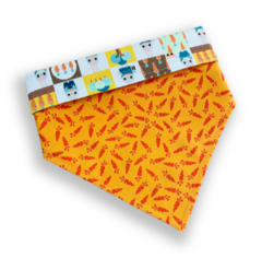 Bandana quadrinhos de Páscoa dupla face cenourinhas para pet - comprar online