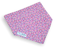 Bandana rosa granulado para pet