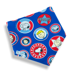 Bandana Snoopy bottons azul para pet