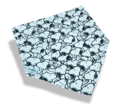 Bandana Snoopy perfil branco para pet