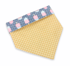 Conjunto bandana escuro sorvete na casquinha e laço - comprar online