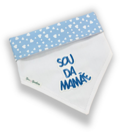 Bandana Sou da Mamãe azul para pet