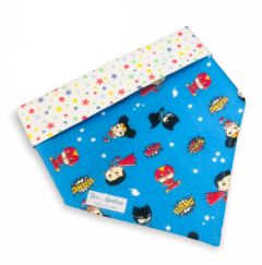 Bandana super-heróis dupla face estrelas