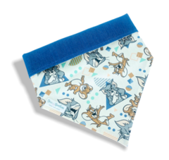 Bandana Tom & Jerry denim para pet